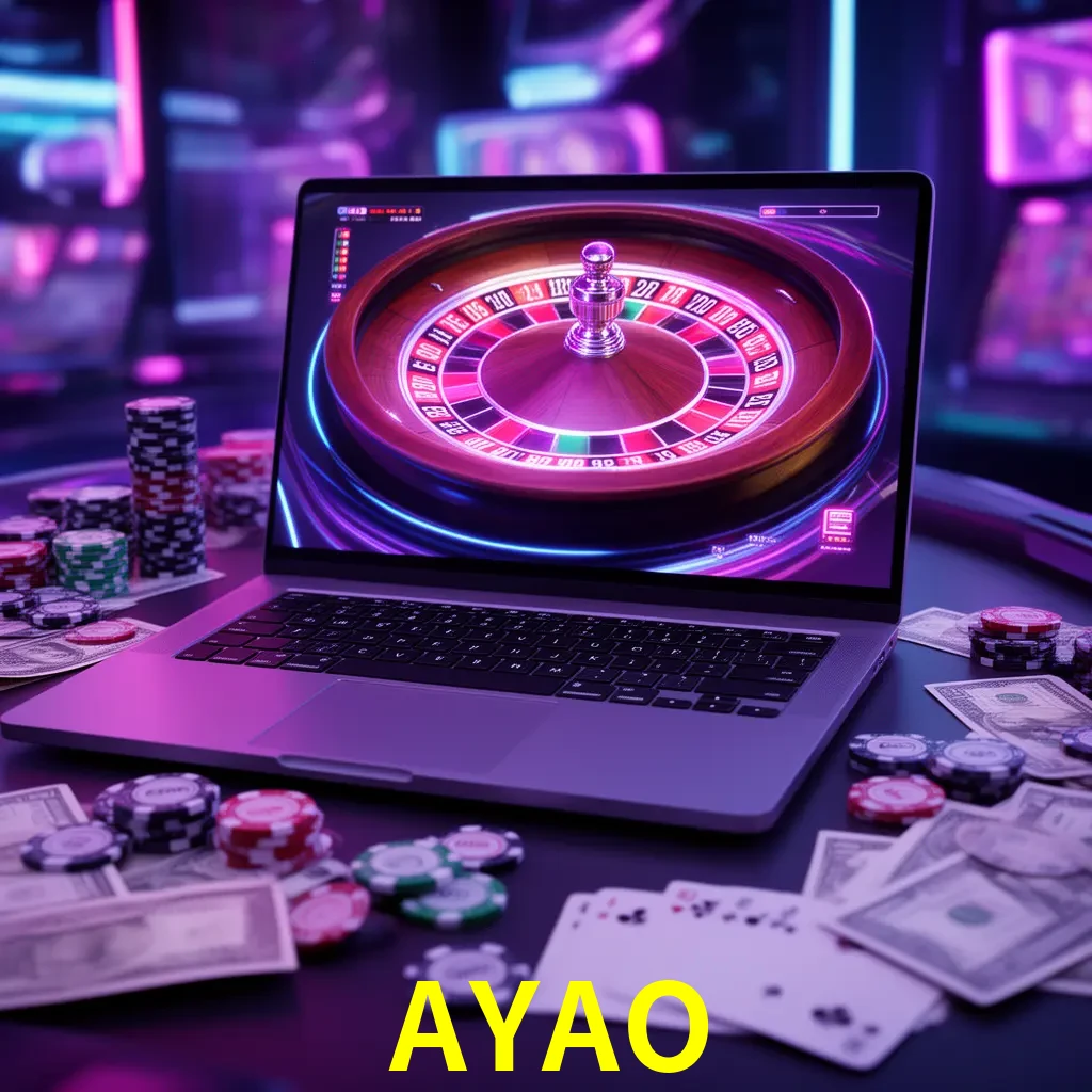 Centro móvil AYAO con casino, cajero, bonos, app y acceso de cuenta para México
